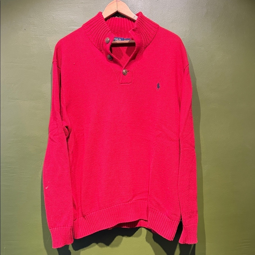 Ralph Lauren Vibrant Red Knitwear